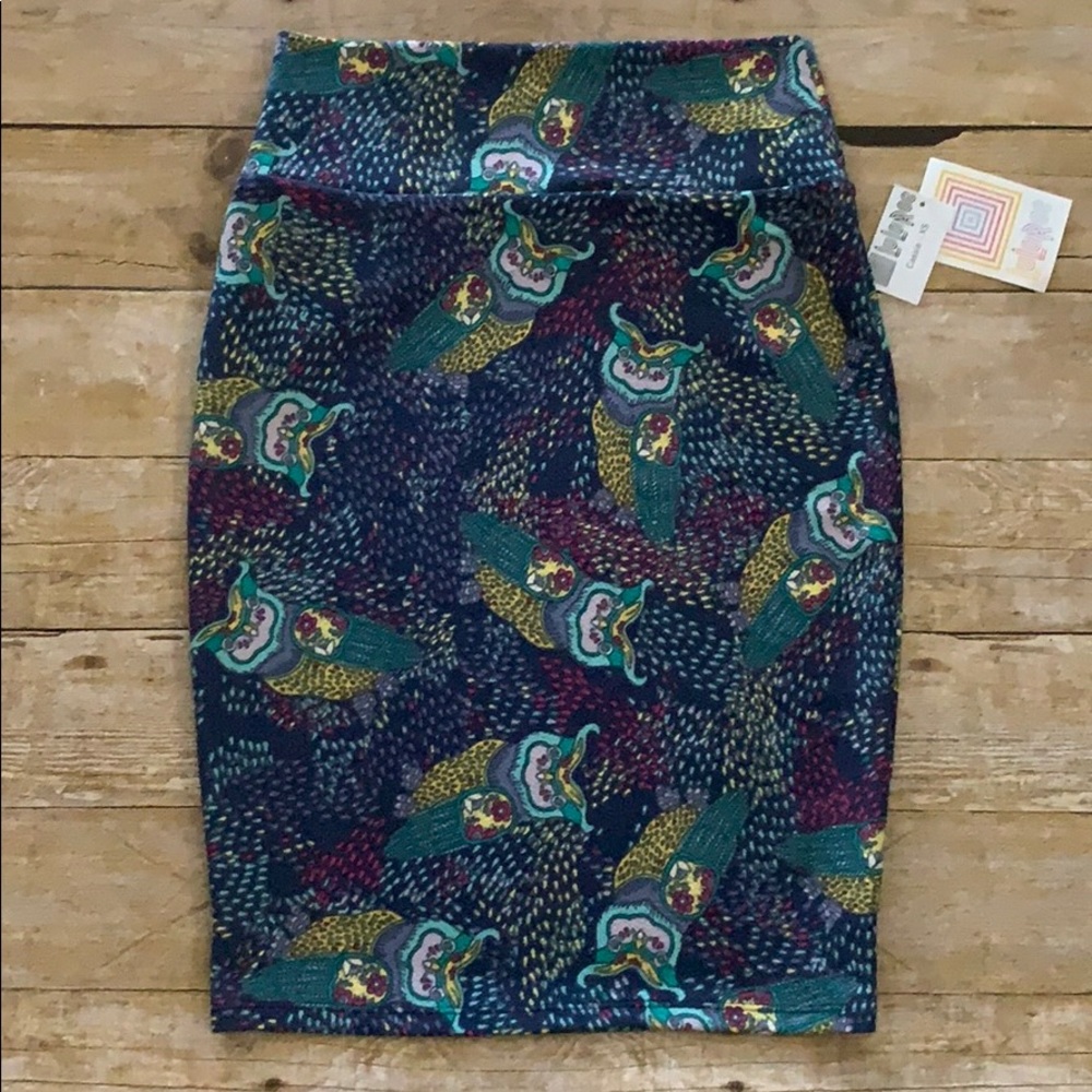 LuLaRoe Cassie Owl Pencil Skirt